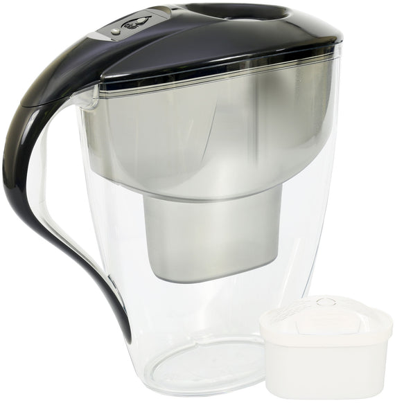Water Filter Jug Dafi Omega Unimax 4.0L LED with Free Filter Cartridge - Graphite - Prestige Cartridge