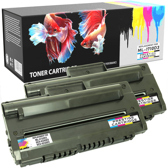 Prestige Cartridge™ Compatible ML-1710D3, SCX-4100D3, SCX-4216D3  Laser Toner Cartridges for Samsung ML-1500, ML-1510, ML-1510B, ML-1515, ML-1710, ML-1710B, ML-1710D, ML-1710P, ML-1720, ML-1740, ML-1745, ML-1750, ML-1755, SCX-4016, SCX-4100, SCX-4116 - Prestige Cartridge