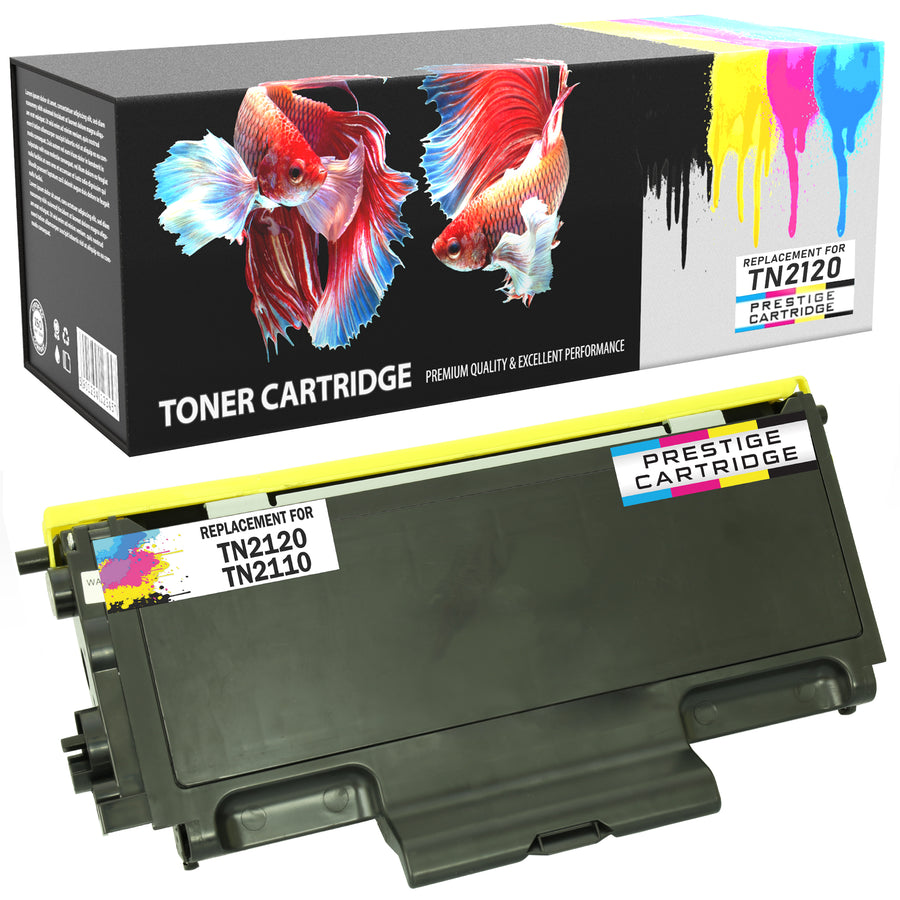 Prestige Cartridge™ Compatible TN2110 Laser Toner Cartridges for Brother DCP-7030, DCP-7040, DCP-7045N, HL-2140, HL-2150, HL-2150N, HL-2170, HL-2170W, MFC-7320, MFC-7340, MFC-7345DN, MFC-7440N, MFC-7840W - Prestige Cartridge