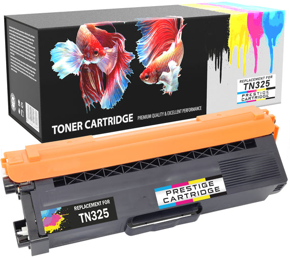 Prestige Cartridge™ Compatible Brother TN325 Laser Toner Cartridges for Brother Printers DCP-9055CDN, DCP-9270CDN, HL-4140CN, HL-4150CDN, HL-4570CDW, HL-4570CDWT, MFC-9460CDN, MFC-9465CDN, MFC-9970CDW - Prestige Cartridge