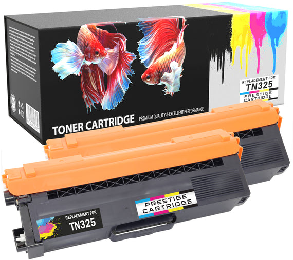 Prestige Cartridge™ Compatible Brother TN325 Laser Toner Cartridges for Brother Printers DCP-9055CDN, DCP-9270CDN, HL-4140CN, HL-4150CDN, HL-4570CDW, HL-4570CDWT, MFC-9460CDN, MFC-9465CDN, MFC-9970CDW - Prestige Cartridge