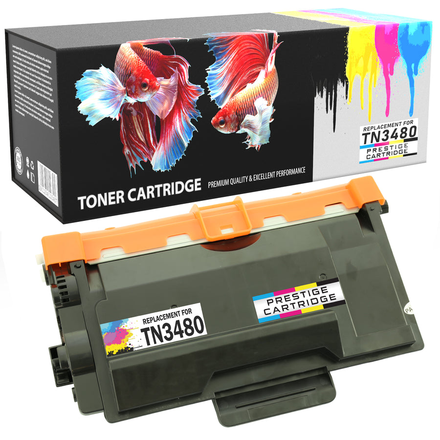 Prestige Cartridge™ Compatible TN3480 Laser Toner Cartridges for Brother DCP-L5500DN L6600DW HL-L5000D L5100DN L5100DNT L5200DW L6250DN L6300DW L6300DWT L6400DW L6400DWT MFC-L5700DN L5750DW L6800DW L6800DWT L6900DW - Prestige Cartridge