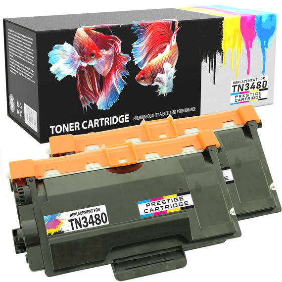 Prestige Cartridge™ Compatible TN3480 Laser Toner Cartridges for Brother DCP-L5500DN L6600DW HL-L5000D L5100DN L5100DNT L5200DW L6250DN L6300DW L6300DWT L6400DW L6400DWT MFC-L5700DN L5750DW L6800DW L6800DWT L6900DW - Prestige Cartridge