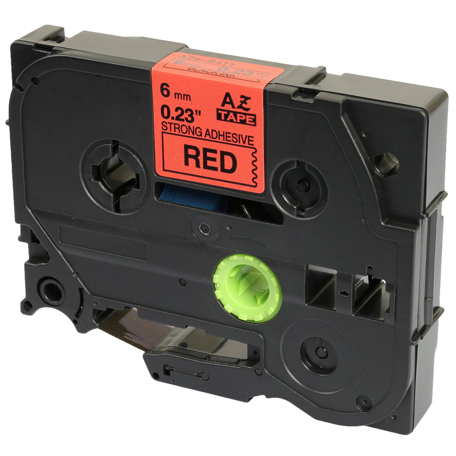 Prestige Cartridge™ Compatible TZ-S411 TZe-S411 Black on Blue Extra Strength Adhesive Label Tapes (6mm x 8m) for Brother P-Touch Label Printing Machines - Prestige Cartridge